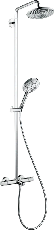 Hansgrohe Raindance Select S 240 1jet Showerpipe króm zuhanyrendszer kádtöltővel 27117 000 (27117000)Hansgrohe Expressz szállítás