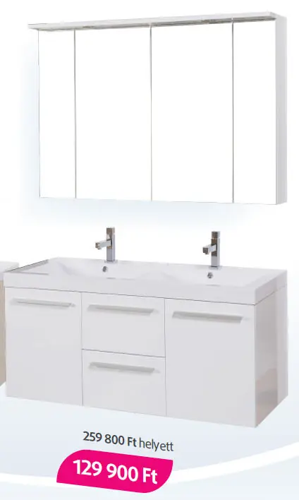 Árengedmény Tboss Főnix 120 fürdőszoba bútor (wenge)Tboss