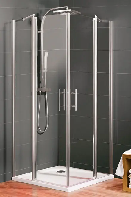 HSK Style 80x80-as szögletes zuhanykabin (Átlátszó, alu matt)HSK Vásárlói kedvenc
