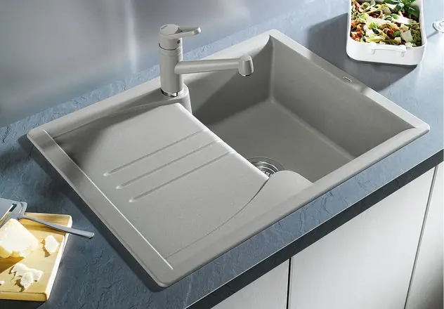 Akció BLANCO ENOS 40S Silgranit mosogató szűrőkosaras (pezsgő, #513796)Blanco