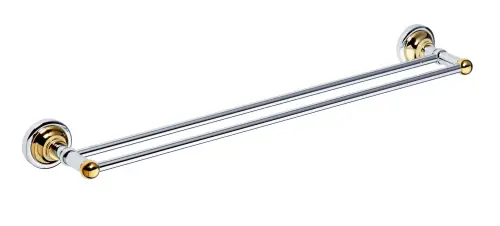 Rendeld meg most Bemeta Retro 60 cm-es dupla törölközőtartó arany/króm színű 144204058Bemeta