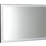Újdonság Sapho LUMINAR 90x50 cm tükör LED világítással alumínium kerettel, króm NL559Sapho