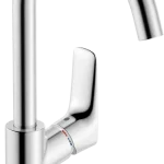 Újdonság Hansgrohe Logis egykaros magasított mosdócsaptelep lefolyó-garnitúra nélkül, króm 71131000Hansgrohe