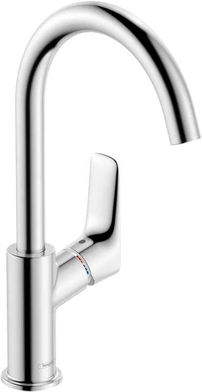 Újdonság Hansgrohe Logis egykaros magasított mosdócsaptelep lefolyó-garnitúra nélkül, króm 71131000Hansgrohe