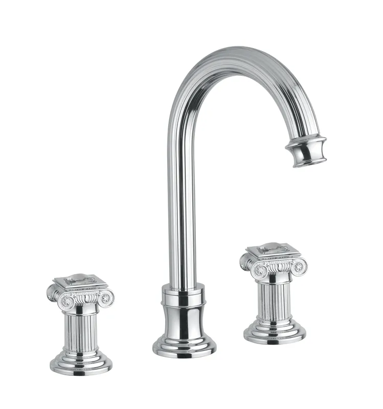 Bugnatese Olympia 8412KCR Álló 3 üléses mosdó csaptelep swarovski fogantyúval CR / KRÓMBugnatese Expressz szállítás