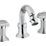 Rendeld meg most Bugnatese Olympia 8425KCR Álló 3 üléses bidet csaptelep swarovski fogantyúval CR / KRÓMBugnatese