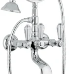 Bugnatese Revival 400KCR Kádcsaptelep gégecsővel és zuhanyfejjel swarovski foganytúvalCR / KRÓMBugnatese Azonnali szállítás
