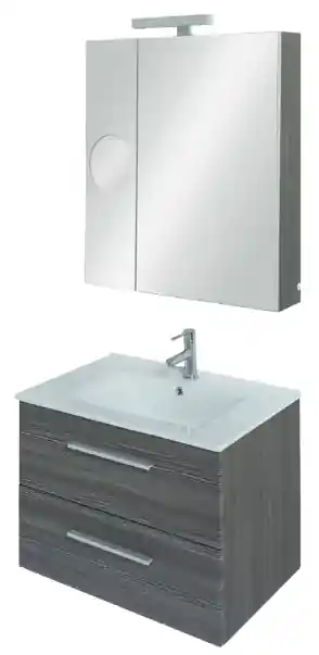Tboss Miláno 60 fürdőszobabútor komplett szett (venge, #pipere tükörrel)Tboss Prémium