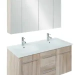 Tboss Miláno 120 fürdőszobabútor komplett szett (magasfényű fehér, #pipere tükörrel)Tboss Legkelendőbb