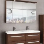 Tboss Modena 120 fürdőszobabútor komplett szett (sonoma, #pipere tükörrel)Tboss Szezonális akció