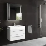 Tboss Icon 75 fürdőszobabútor komplett szett (dió, #sima tükörrel)Tboss Akció