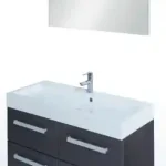 Tboss Orinoko 100 fürdőszobabútor komplett szett (magasfényű fehér, #pipere tükörrel)Tboss Rendeld meg most
