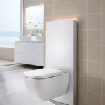 Szezonális akció Geberit Monolith Plus szerelőmodul fali WC-hez fehér üveg 101 cm 131.221.SI.1Geberit