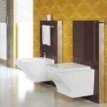 Geberit Monolith szerelőmodul fali WC-hez, barna üveg / alumínium 114 cm magas 131.031.SQ.1Geberit Olcsóbb