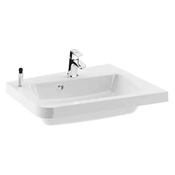 Biztonságos fizetés Ravak 10° 55x48,5 cm-es öntött márvány mosdó, balos XJIL1155000Ravak
