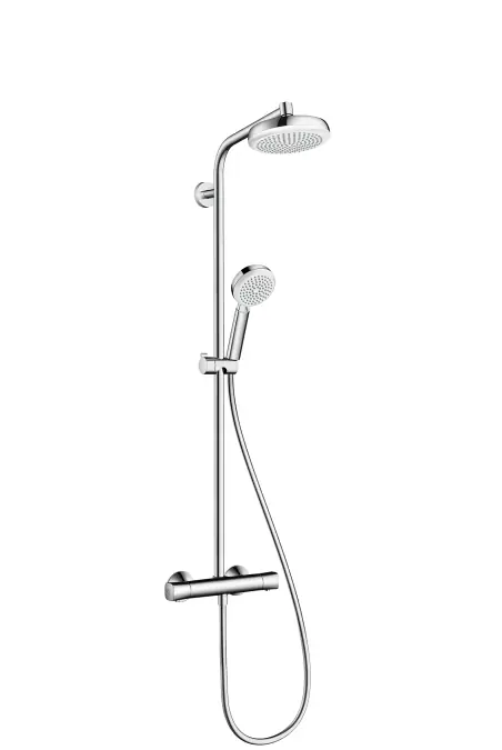 Népszerű Hansgrohe Crometta 160 1jet showerpipe zuhanyrendszer fehér/króm 27264 400 (27264400)Hansgrohe