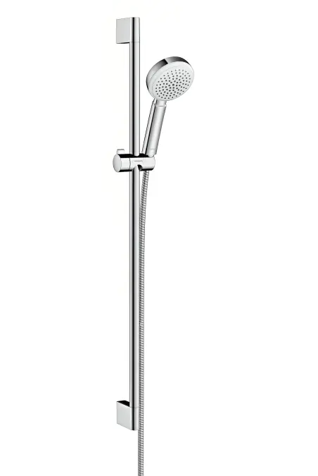 Vedd meg online Hansgrohe Crometta 100 1jet zuhanyszett 0,90m fehér/króm EcoSmart 9l/perc 26663 400 (26663400)Hansgrohe