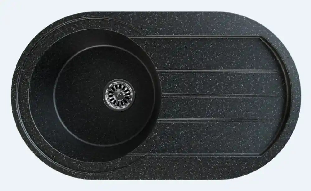 Gyors szállítás Gorenje KVE KM4 Siligor gránit mosogató, fekete-szemcsés (55001098)Gorenje