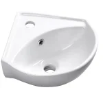 Akciós ár Sapho SOLUZIONE 28x28 cm sarokmosdó, fehér (10SZ70039)Sapho