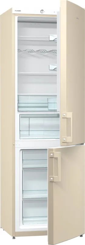 Gorenje alul fagyasztós kombinált hűtőszekrény A++, krém szín RK6192ECGorenje Expressz szállítás