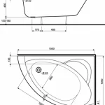 Ne maradj le Kolo Neo Plus aszimetrikus kád, jobbos 150 (150x100x44 cm, XWA0750000)Kolo