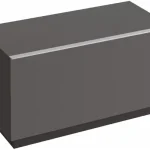 Különleges ajánlat Keramag Icon álló kiegészítő szekrény matt láva fekete (89x47,2x47,7 cm, 841091000)Keramag