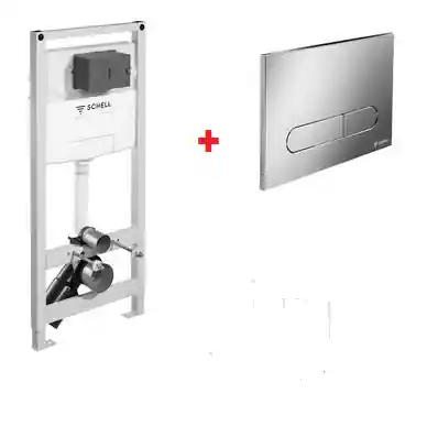 Schell Montus C 120 falba építhető szerelőelem, króm nyomólappal 030560099 + 030680699Schell Legkelendőbb