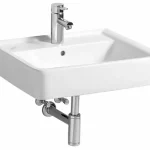 Azonnal elérhető Keramag Renova Nr. 1 Plan mosdó csaplyukkal (55x44 cm, 222255000)Keramag