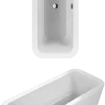 Villeroy & Boch Loop & Friends, Duo, 180x80 cm szabadonálló fürdőkád UBA180LFS7PDV-01Villeroy & Boch Újdonság