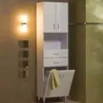 Árcsökkenés Tboss Bianka M53 fürdőszobai álló szekrény szennyestartóval (sonoma)Tboss