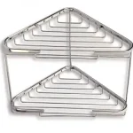 Árengedmény Novaservis Metalia wire program rácsos dupla sarokpolc, 25x25 cm nagy, króm 6070,0Novaservis