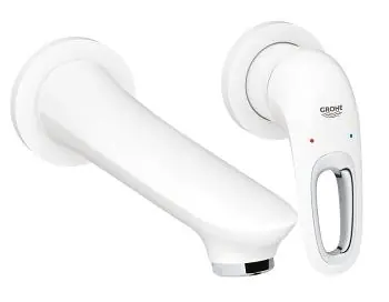 Grohe Eurostyle (2015) 2-lyukú fali mosdócsaptelep, fehér, M méret 19571LS3Grohe Szezonális akció