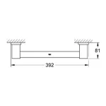 Grohe Essentials Cube kádkapaszkodó, króm 40514001Grohe Exkluzív ajánlat