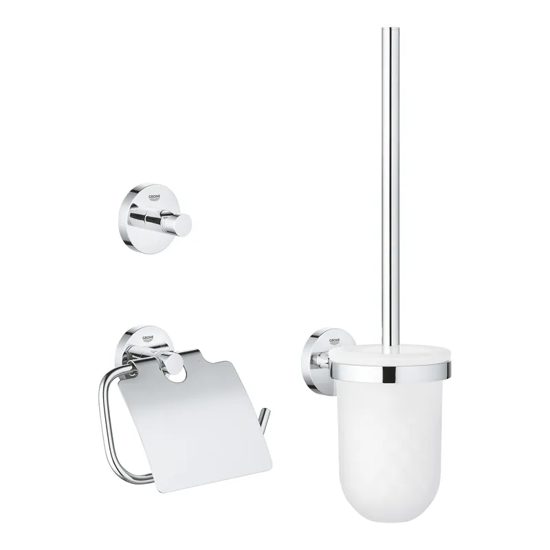 Szuper akció Grohe ESSENTIALS 3IN1 fürdőszobai kiegészítő szett 40407 001 (40407001)Grohe