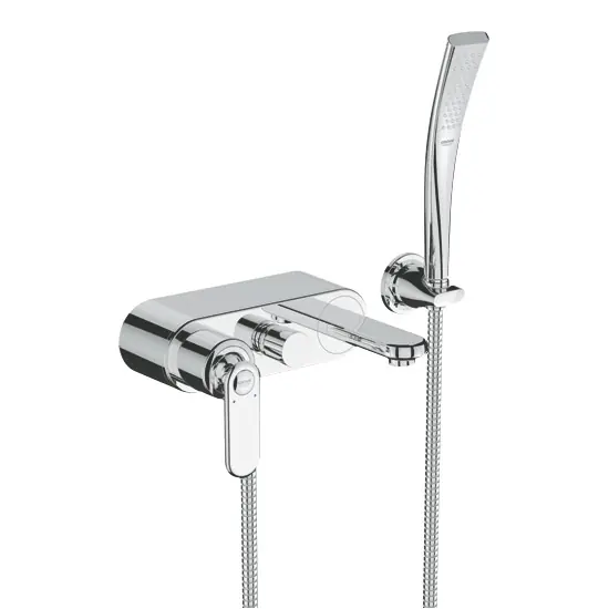 Különleges ajánlat Grohe Ondus Veris egykaros kádtöltő csaptelep zuhanyszettel 32196 000 (32196000)Grohe