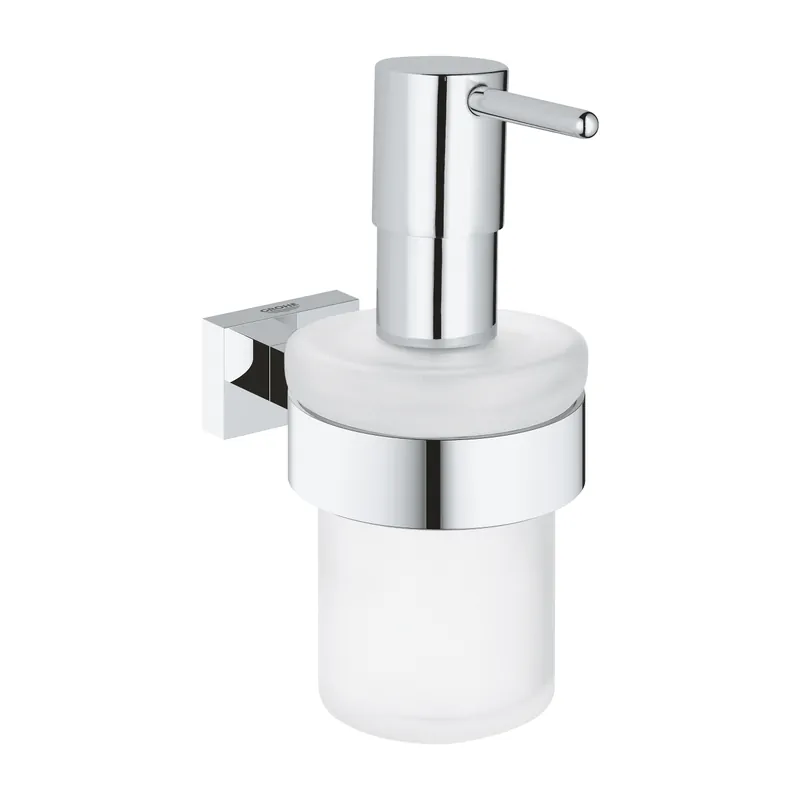 Nézd meg most Grohe Essentials Cube fali szappanadagoló konzollal 40756 001 (40756001)Grohe