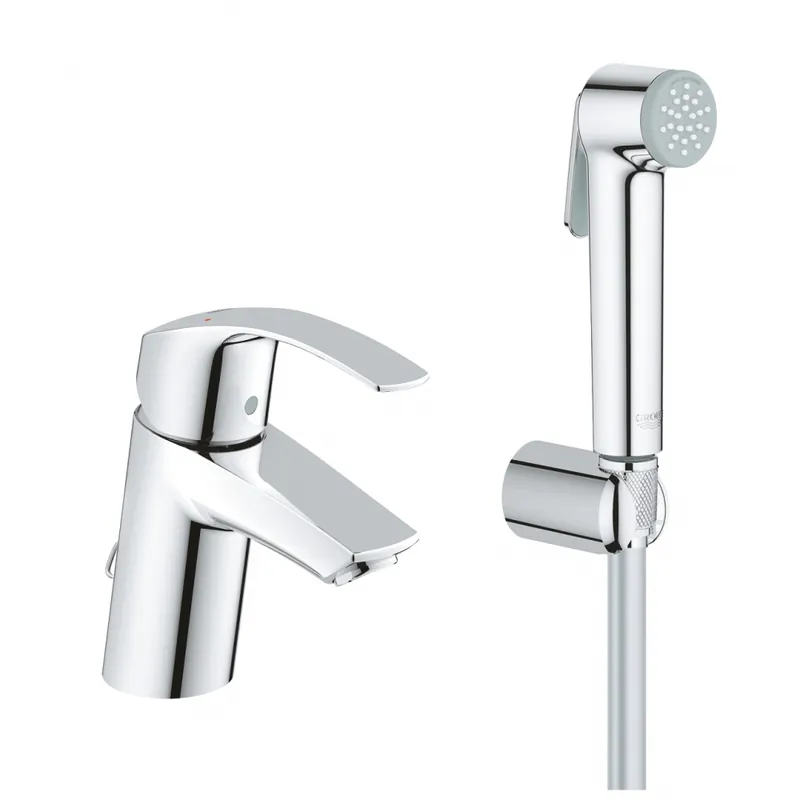 Kihagyhatatlan ajánlat Grohe Eurosmart egykaros mosdócsaptelep bide zuhannyal 23124 002 (23124002)Grohe