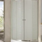 N-Smart Lotus Wave 90x90 cm-es negyedköríves zuhanykabin NWZK-LOW9090N-smart Népszerű