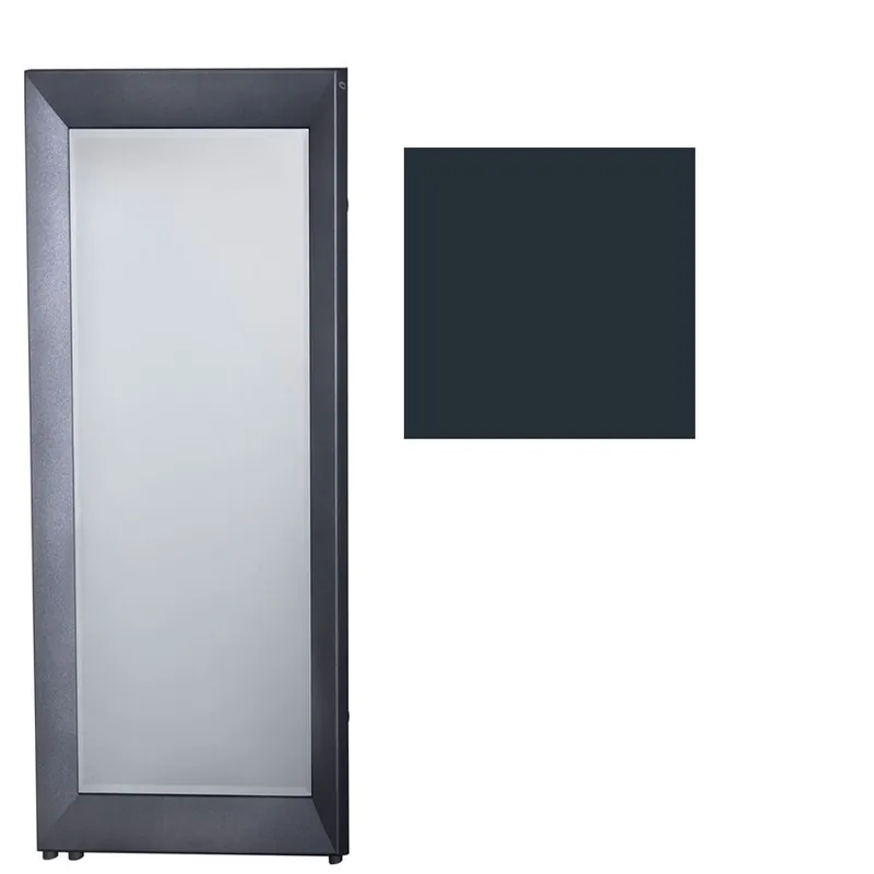 Sapho RAMA 595x1448mm fürdőszobai radiátor tükörrel, 651 W, antracit (RML-614A)Sapho Kedvezményes ár