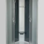 Arttec Sunny íves hátfalas zuhanykabin, Stone öntöttmárvány zuhanytálcával, Méret: 90x90 cmArttec Utolsó esély