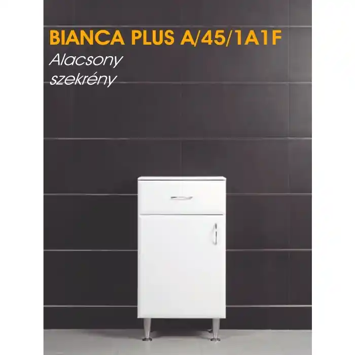 Vertex Bianca Plus alacsony 45 szekrény egy ajtóval és egy fiókkalVertex Árengedmény
