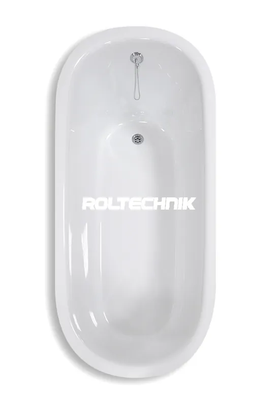 Roltechnik Stone Round 166x75 cm öntött műmárvány kád 9940000Roltechnik Akció