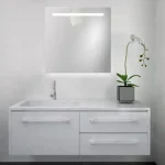 Prémium Niagara Wellness Lento 60×60 cm LED-es tükörNiagara Wellness
