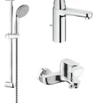 Expressz szállítás Grohe Eurosmart Cosmopolitan kád csomag, M-méret (23325000, 32831000, 27598000)Grohe