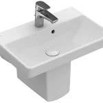 Legnépszerűbb Villeroy & Boch Avento 55x37 cm kompakt mosdó CeramicPlus felülettel 4A00 55 R1 (4A0055R1)Villeroy & Boch