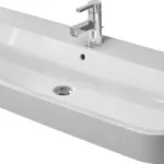 Biztonságos fizetés Duravit Happy D.2 120x50,5 cm bútorral aláépíthető mosdó csiszolt három csaplyukkal 2318120025Duravit