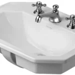 Duravit 1930 58x47 cm-es beépíthető mosdó három csaplyukkal 0476580030Duravit Ne maradj le