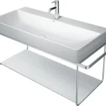 Árengedmény Duravit DuraSquare 100-as mosdóhoz fali fém állvány, króm 0031041000Duravit