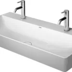 Duravit DuraSquare 100x47 cm mosdó két csaplyukkal, csiszolt 2353100072Duravit Olcsó