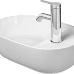 Árcsökkenés Duravit Luv 42x27 cm ráültethető mosdó, szatén fehér 0381422600Duravit
